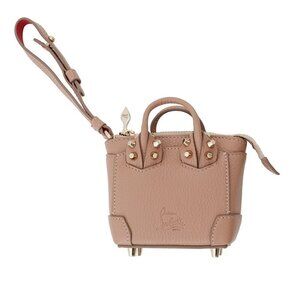 Christian Louboutin Bag Charm Leather Jasmin Flower